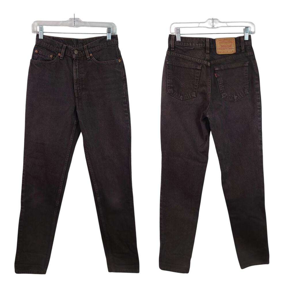 Levi's 512 Women's Straight Leg Jeans - Brown VINTAGE